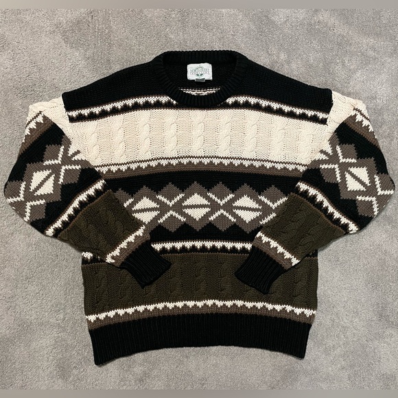 Northwest Territory Other - Vintage Northwest Territory Cable Knit Sweater Mens XL 100% Virgin Acrylic